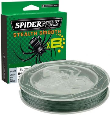 Spiderwire Stealth Smooth X8 green gevlochten visdraad 0.11mm 150m