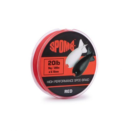 Spomb Braid rouge  0.18mm 300m 9kg