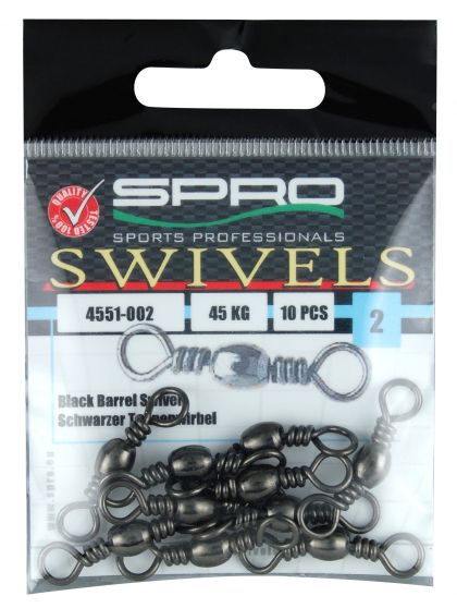 Spro Barrel Swivel nickel viswartel 2 45kg