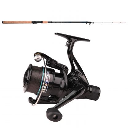 Spro CTEC Spartan Teler Feeder + Reel noir - bleu  3m00 4000rd