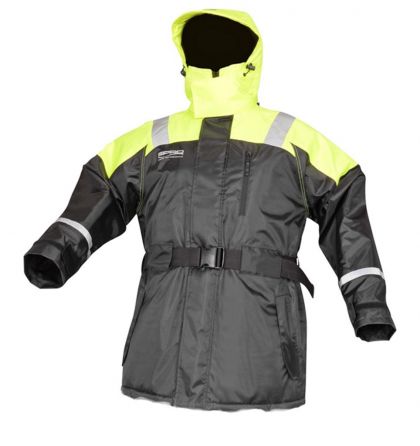 Spro Floatation Jacket zwart - geel warmtepak Medium