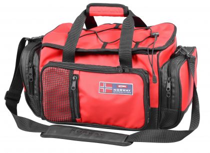 Spro Norway Expedition HD Tackle Bag rood - zwart zeevis zeevistas 50x30x26cm