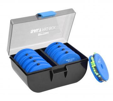 Spro Rig Box zwart - blauw zeevis klein vismateriaal