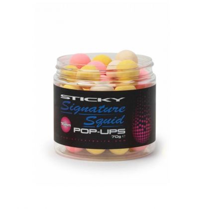 Sticky Baits Signature Squid Pop Ups multi pastel  14mm 70g