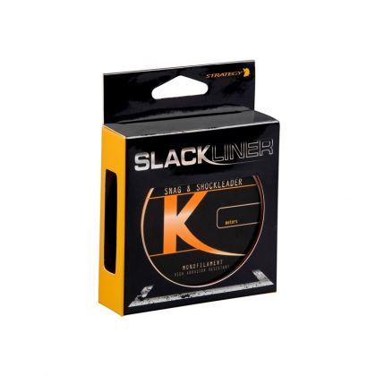 Strategy Slackliner Snag & Shock Leader Mono bruin karper visdraad 0.47mm 80m