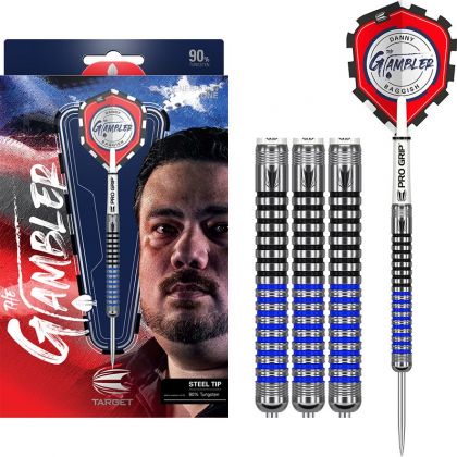 Target Danny Baggish 90% noir - bleu - argent darts 21g