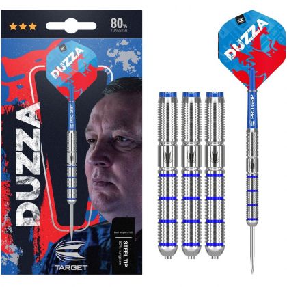 Target Glen Durrant 80% blauw - zilver dartpijlen 23g