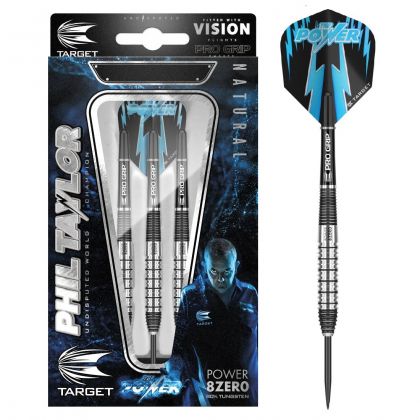 Target Power Taylor 8Zero 2 80% noir - argent darts 24g