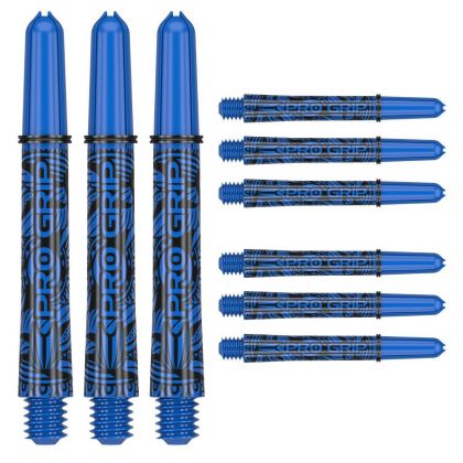 Target Pro Grip Ink Shafts 3-Sets (9st.) blauw dart shaft Short