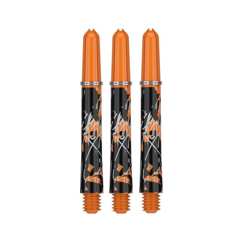 Target Pro Grip Shaft Icon Raymond V. Barneveld zwart - oranje dart shaft In Between