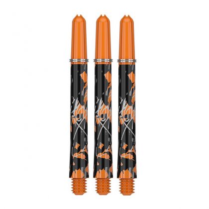 Target Pro Grip Shaft Icon Raymond V. Barneveld zwart - oranje dart shaft Medium