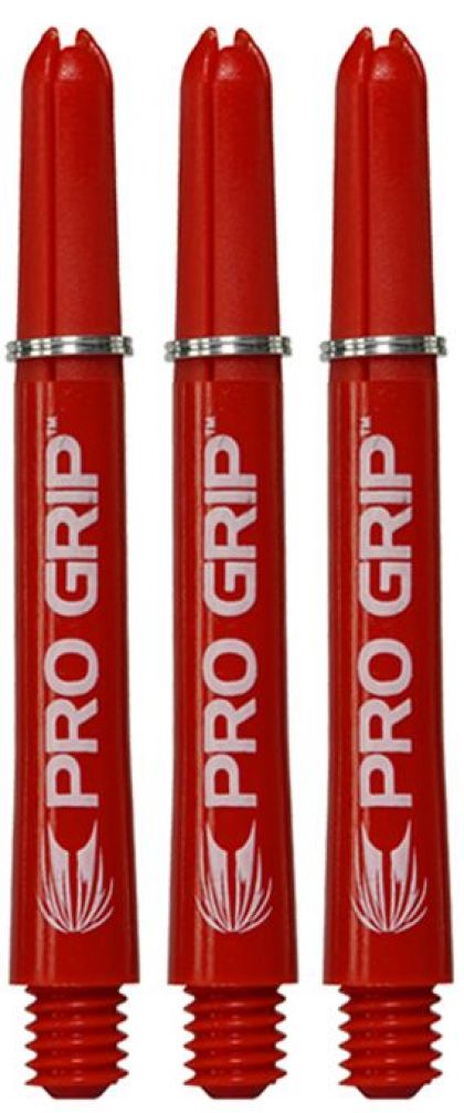 Target Pro Grip Shaft rouge dart shaft In Between