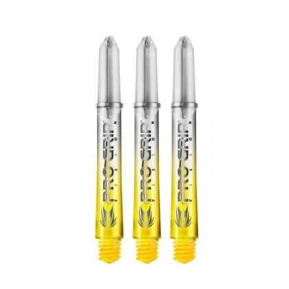 Target Pro Grip Vision Shaft clair - jaune dart shaft In Between