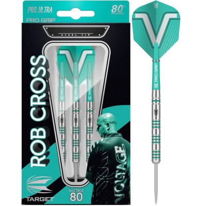 Target Rob Cross 80% aqua - zilver dartpijlen 22g