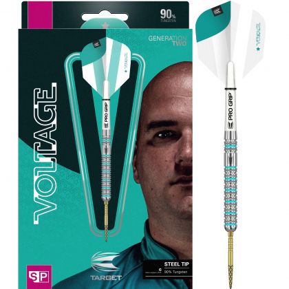 Target Rob Cross Gen 2 90% Swiss Point aqua - argent darts 23g