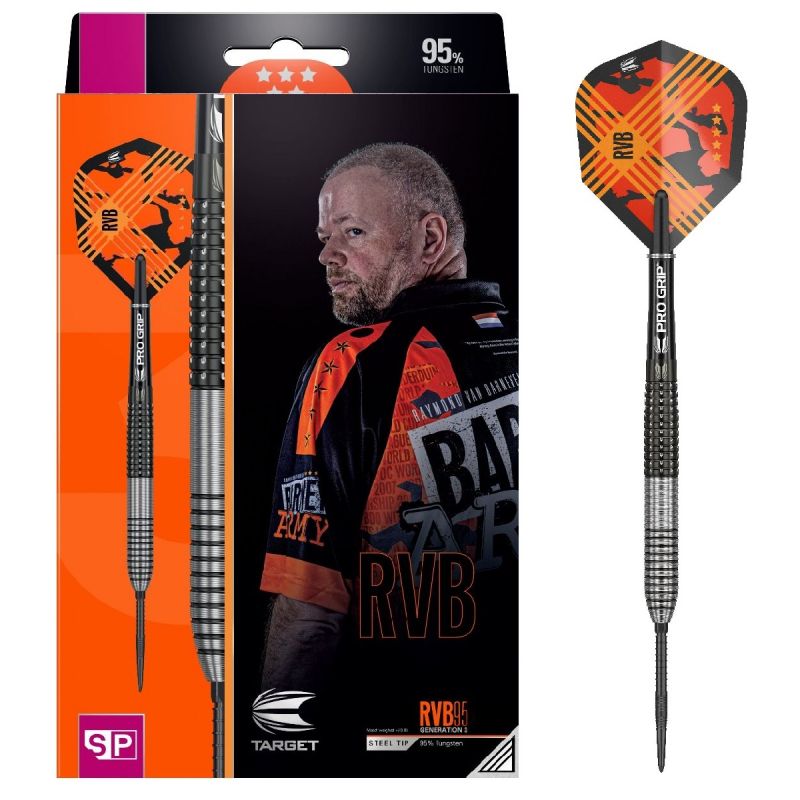 Target RVB95 G3 Swiss 95% noir - argent darts 21g