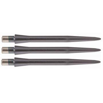 Target Storm Points Plain Smooth Black zwart dart point 26mm