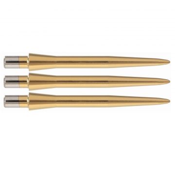 Target Storm Points Plain Smooth Gold goud dart point 26mm