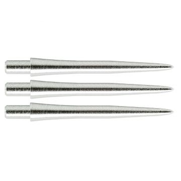 Target Storm Points Plain Smooth Silver zilver dart point 26mm