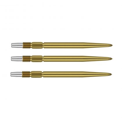 Target Swiss Points Smooth Gold or dart point 30mm