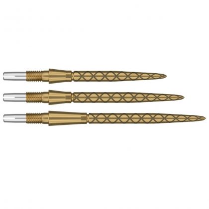 Target Swiss Points Storm Daimond goud dart point 30mm