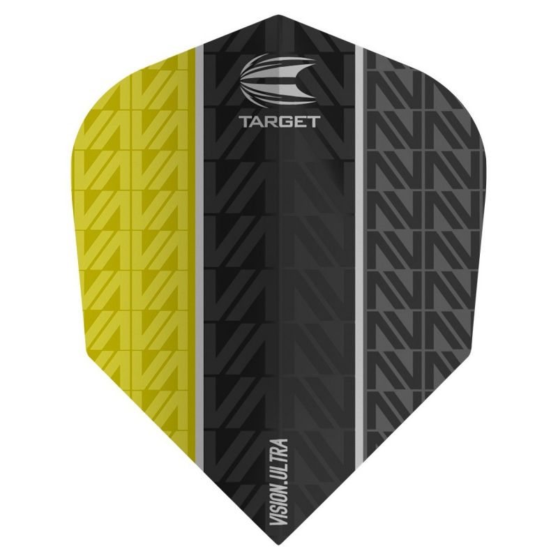 Target Vision Ultra Vapor8 Std. 6 black - yellow dart flight 100 Micron