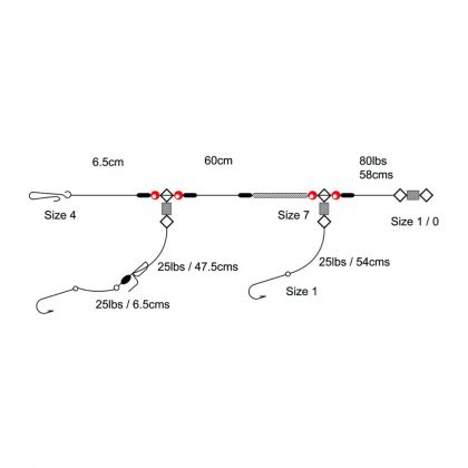 Tronixpro 2 Hook Loop clair  1