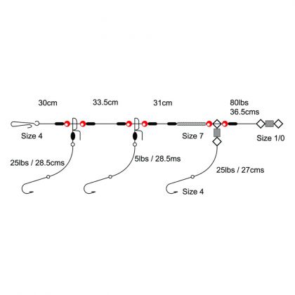 Tronixpro 3 Hook Clipped clair  2