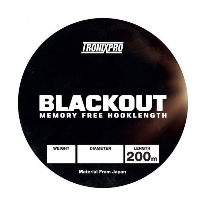 Tronixpro Blackout clear zeevis visdraad 0.22mm 200m 10lb