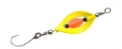 Troutmaster Incy Double Spin Spoon sunshine vislepel 3.30g