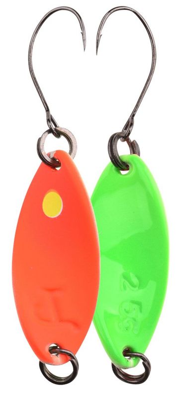 Troutmaster Incy Spin Spoon orange - green  1.80g