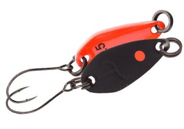 Troutmaster Incy Spoon black - orange  1.50g