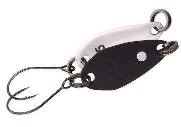 Troutmaster Incy Spoon black - white  1.50g