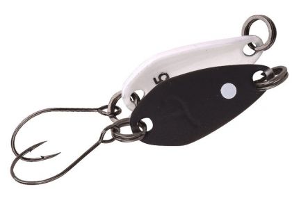 Troutmaster Incy Spoon black - white  2.50g