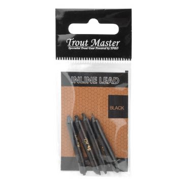 Troutmaster Inline Lead noir  3.00g