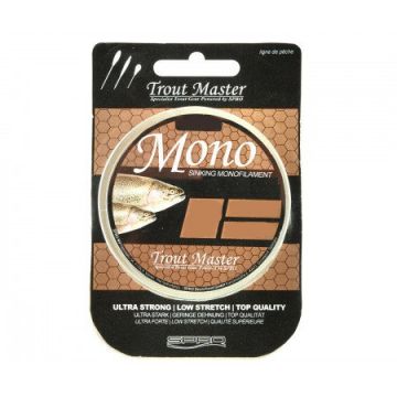 Troutmaster Mono 200m gris  0.22mm