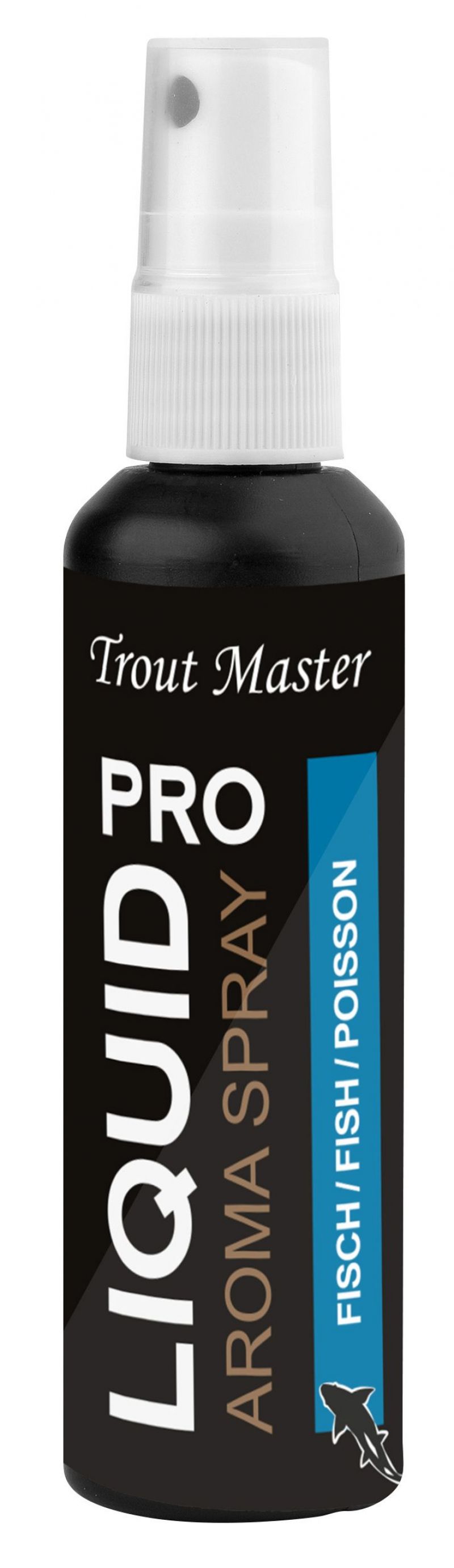 Troutmaster Pro Liquid Fish bruin - clear aas liquid 50ml