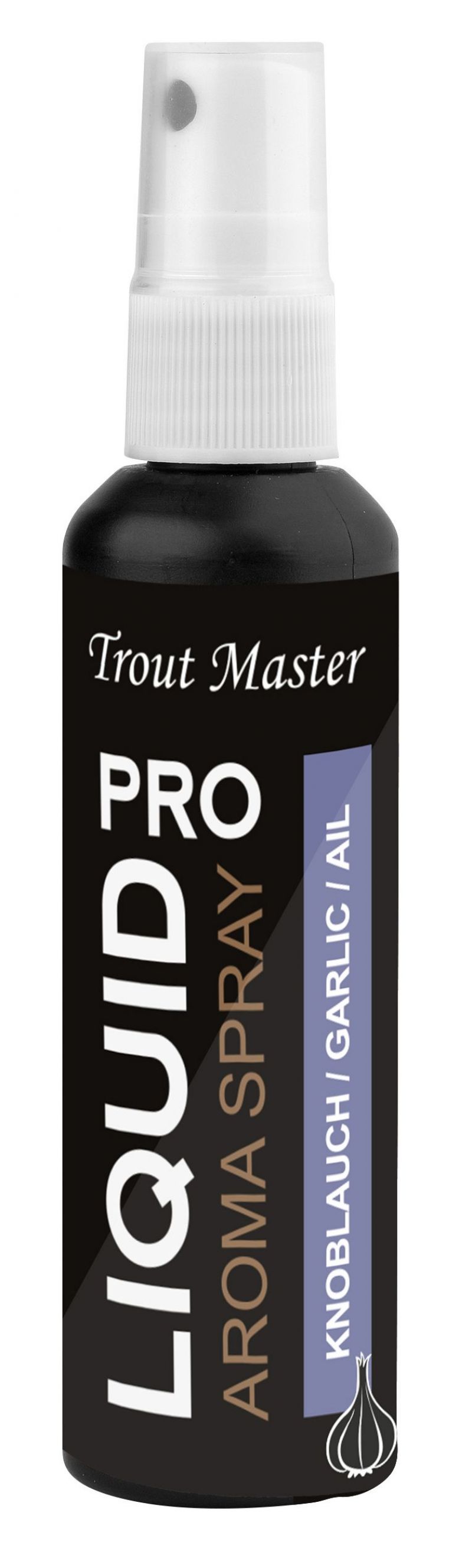 Troutmaster Pro Liquid Garlic bruin - clear aas liquid 50ml