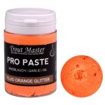 Troutmaster Pro Paste Cheese fluo orange glitter  60g