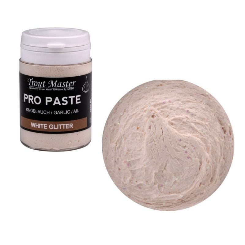 Troutmaster Pro Paste Garlic blanc  60g