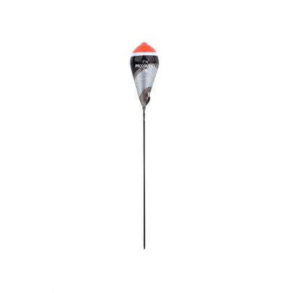 Troutmaster Tuff Pro Float Piccolino zwart - rood - grijs forel visdobber 3g