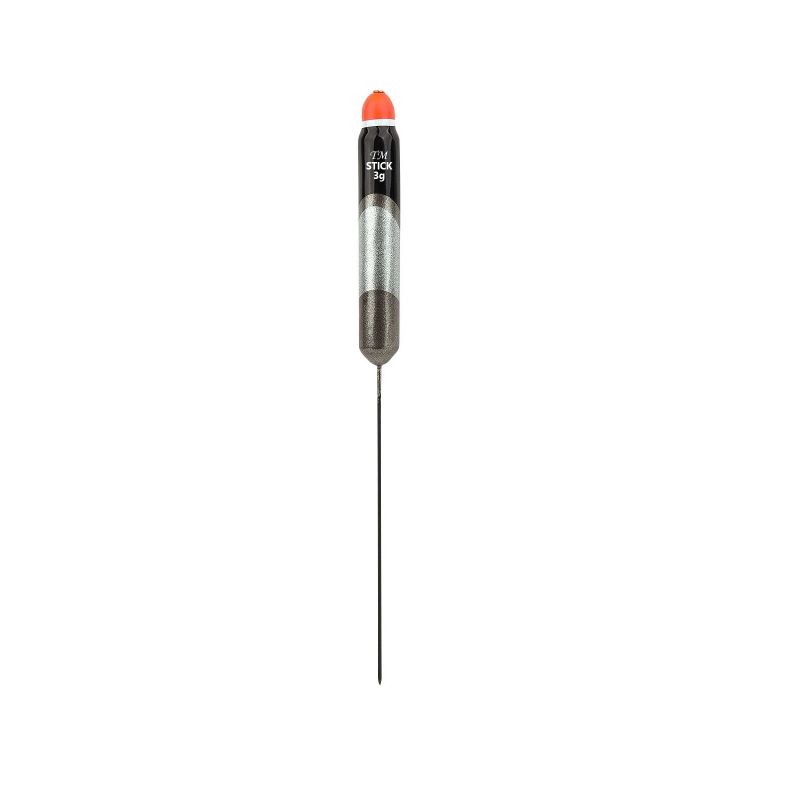 Troutmaster Tuff Pro Float Stick zwart - rood - grijs forel visdobber 4g