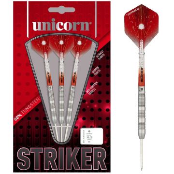 Unicorn Core Striker 3 80% argent - rouge darts Darts 22g