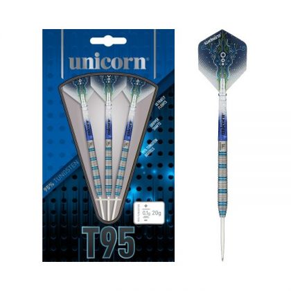 Unicorn Core XL T95 1 Blue 95% argent - bleu darts 22g