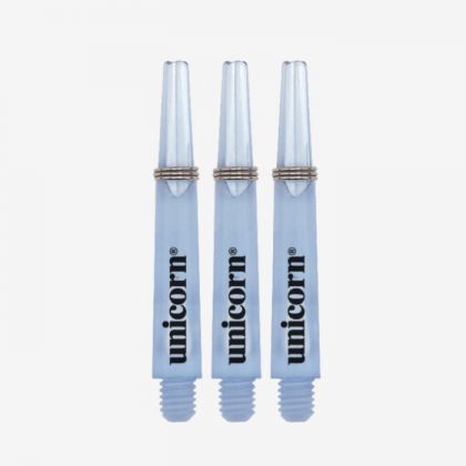 Unicorn GRIPPER 3 Mirage Blue Shaft blauw - clear dart shaft Short