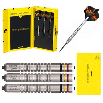 Unicorn Premier Dimitri Van den Bergh 90% argent darts 21g