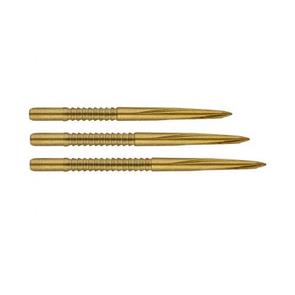 Unicorn Shark Fin Volute Points goud dart point 39mm