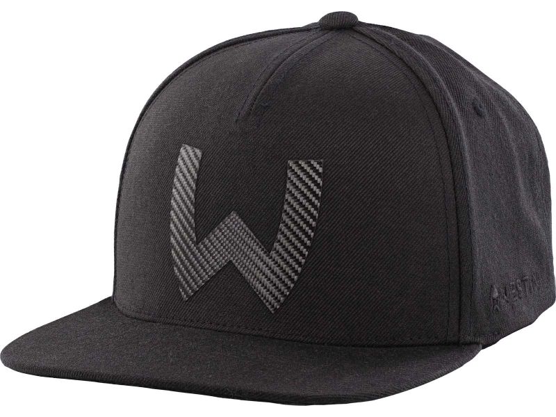 Westin Carbon Helmet Cap zwart pet One Size