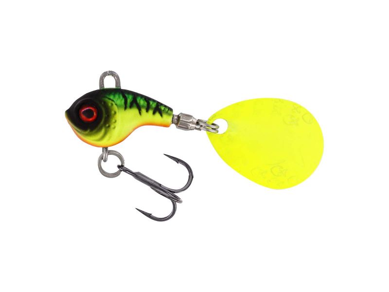 Westin DropBite Tungsten Spin Tail Jig firetiger  13g