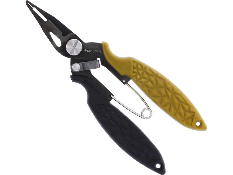 Westin Finesse Split Ring Pliers black sand tang & schaar 13.5cm